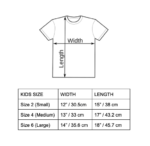 KIDS TEES SIZING